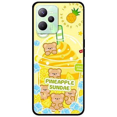 Ốp lưng dành cho Realme C35 - Realme Narzo 50A Prime mẫu Gấu và Dứa
