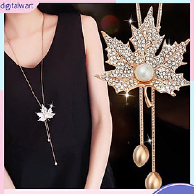 Dây Chuyền Ngọc Trai Giả Đính Đá Thanh Lịch Cho Cô Dâu