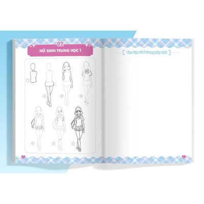 Sách - 365 Ngày Luyện Vẽ Nhân Vật Manga - Tập 1 - Megabook