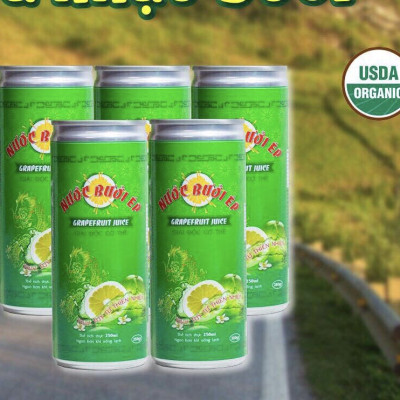 Nước bưởi ép Lon (24 lon) - Long Thuận