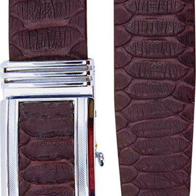 Thắt Lưng Nam Da Trăn VIP Bản Lớn Huy Hoàng HT4342 - Nâu