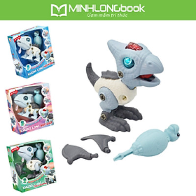 Đồ Chơi DUKA: Bé Tự Lắp Ráp - Khủng Long Thằn Lằn Bay/Khủng Long Bọc Giáp/Khủng Long Vây Kiếm