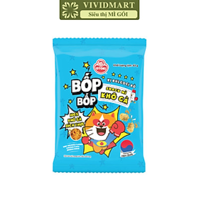 OTOKI - Snack mì khô gà Bốp Bốp hương vị Bulgogi bò, Snack Bốp Bốp vị bulgogi bò, Snack Otoki ăn liền (63g/gói)