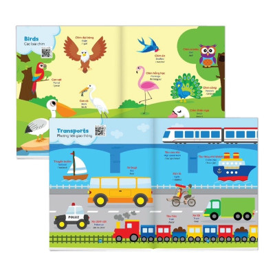 Sách - 900 Câu Giao Tiếp Tiếng Anh - Song Ngữ Việt Anh - Cẩm Nang Mẹ Học Cùng Con Mỗi Ngày Có File Nghe Quét Mã