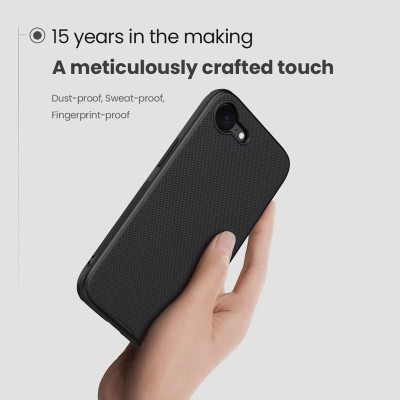 Ốp Lưng cho iPhone 16E hãng Nillkin Frosted Shield Pro PC chống vân tay - hàng chính hãng