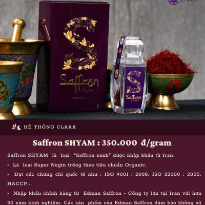 [Bộ quà Tặng Sức Khỏe] Nhụy Hoa Nghệ Tây Saffron Salam 1Gr Tặng Kèm Mật ong Ngâm Saffron