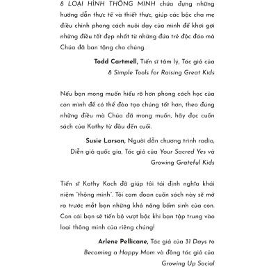 8 Loại Hình Thông Minh - Bản Quyền