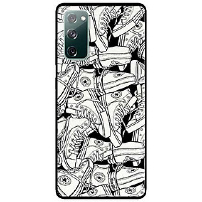 Ốp lưng dành cho Samsung A90 - Samsung S20 FE mẫu Hoạ Tiết Giày Trắng Đen