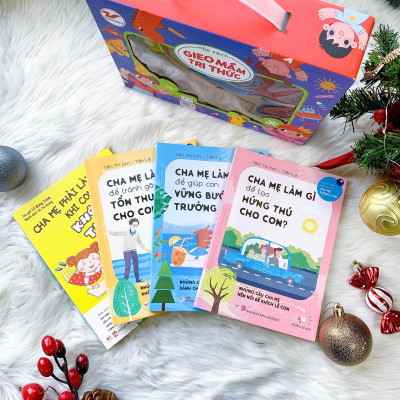 Box Set Gieo Mầm Tri Thức 8: Cùng Con Vững Bước Trưởng Thành (Bộ 4 Cuốn)