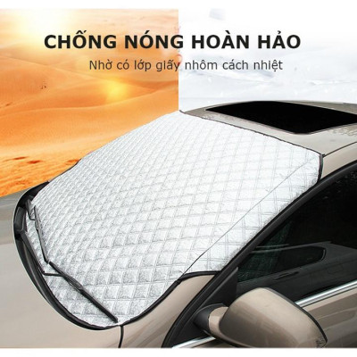 Tấm che nắng kính lái ô tô Toyota Venza 3 lớp Cao Cấp chắn nắng cản nhiệt bảo vệ chổi gạt mưa thảm taplo