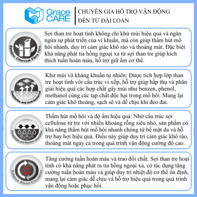 Đai Cố Định Cổ Tay Grace Care WB222 – Hỗ Trợ Cổ Tay Chơi Thể Thao, Gym, Giảm Đau Cổ Tay Khi Vận Động