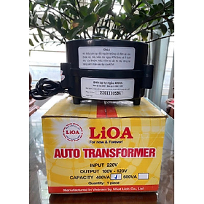 Biến Áp Đổi Nguồn Hạ Áp LiOA - Biến Áp Đổi Nguồn LiOA 200/400/600VA ( Điện Vào 220V- Điện Ra 100/120V)