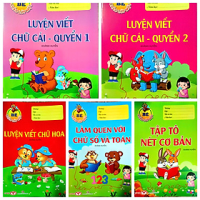 Combo Bộ Bé Chào Lớp Một - Bộ 5 Cuốn
