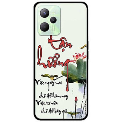 Ốp lưng dành cho Realme C35 mẫu Thư Pháp Tận Hưởng