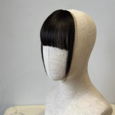 Mái dày vừa 2 ria tóc thậ.t nữ (không có tóc phía sau)- Tóc Giả Vân Anh