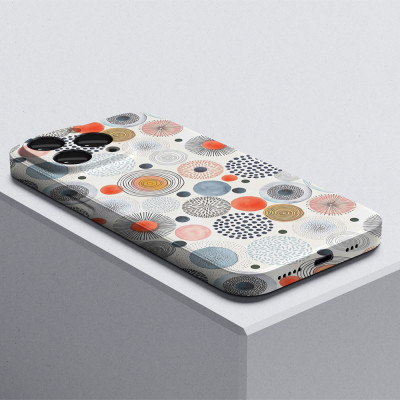 Ốp lưng chống sốc 2m hiệu HOTCASE 3D Scandinavian cho iPhone 17 16 15 14 13 12 11 Pro Max 14 15 16 Plus - Hàng nhập khẩu