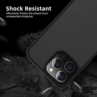 Ốp lưng nhám chống sốc viền silicon cho iPhone 14 Pro Max (6.7 inch) hiệu X-Level Frosted Sand Case mặt lưng nhám mờ, gờ bảo vệ Camera - hàng nhập khẩu