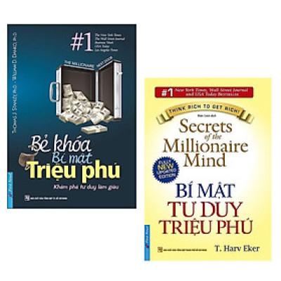 Combo Sách Kỹ Năng Hay: Bẻ Khóa Bí Mật Triệu Phú (Tái Bản) + Bí Mật Tư Duy Triệu Phú (Tái Bản)