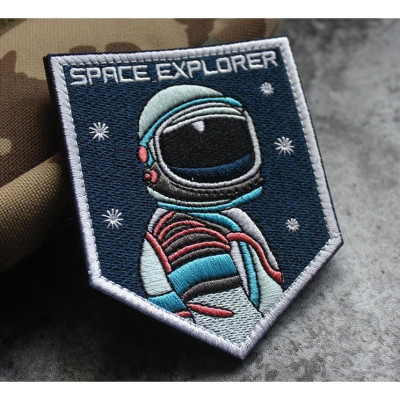 Patch vải velcro NASA dán ba lô, nón , quần áo , túi xách