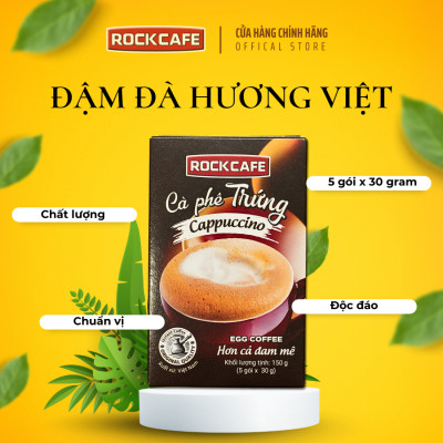 [CB] 2 HỘP CAPPUCCINO: MUỐI + TRỨNG (5 gói x 30 gram)