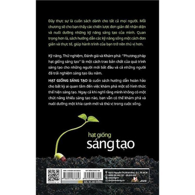 Sách - Hạt Giống Sáng Tạo - Lilian Wissink - VanLangBooks