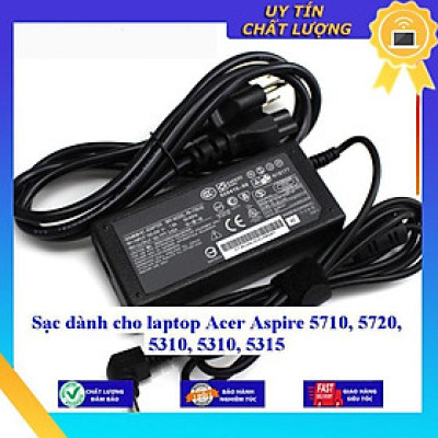 Sạc dùng cho laptop Acer Aspire 5710 5720 5310 5310 5315 - Hàng Nhập Khẩu New Seal