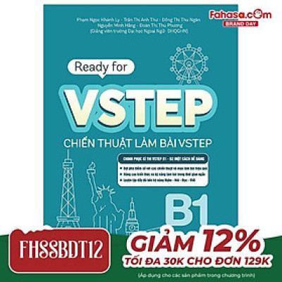 Sách - Ready For VSTEP B1 - Chiến Thuật Làm Bài VSTEP Đạt Điểm Cao