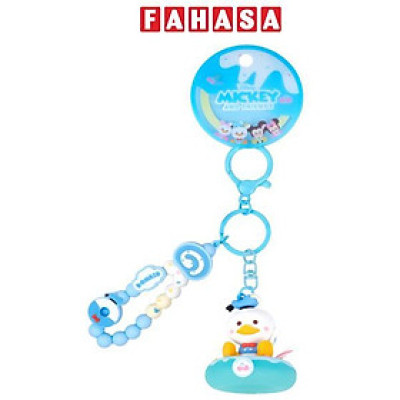 Móc Khóa Bánh Donut Disney Và Những Người Bạn - Chuột Mickey Vịt Donal - Goldlok STC119034/Donal
