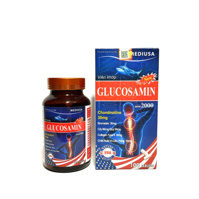 VIÊN KHỚP GLUCOSAMIN – GIÚP PHỤC HỒI VÀ GIẢM ĐAU XƯƠNG KHỚP – SCHIFF GLUCOSAMINE – LỌ 100 VIÊN