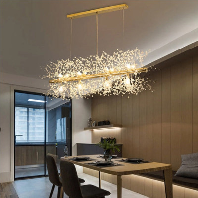 ĐÈN THẢ TRẦN PHA LÊ / ĐÈN THÔNG TẦNG TRANG TRÍ PHÒNG KHÁCH / PHÒNG NGỦ / CẦU THANG / KHÔNG GIAN SANG TRỌNG AZP-71 phong cách đương đại, hàng nhập khẩu AZP