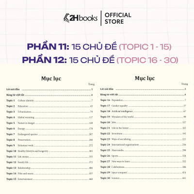 Sách 30 Chủ đề từ vựng Tiếng Anh, 4000 từ vựng, 2000 câu hỏi trắc nghiệm, tiếng anh cô Trang Anh, Tập 1, 2HBooks
