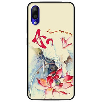 Ốp lưng dành cho Vsmart Start mẫu Tâm An Sen Đỏ