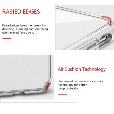 Ốp lưng chống sốc cho Samsung Galaxy S24 Ultra , S23 Ultra ,  S22 Ultra , S25 Ultra , Note 10 Plus hiệu Likgus Crashproof mặt lưng cường lực viền dẻo chống ố vàng - Hàng nhập Khẩu