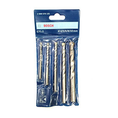 BỘ MŨI KHOAN TƯỜNG CONCRETE 4/5/6/8/10 BOSCH 2608578155 - HÀNG CHÍNH HÃNG
