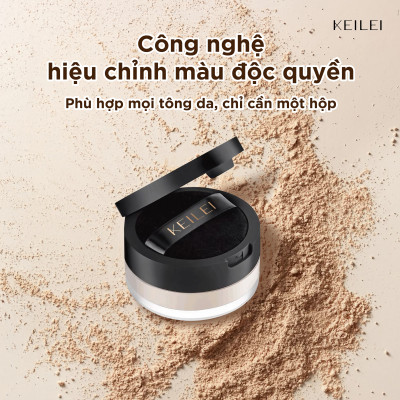 【NEW】PHẤN PHỦ KIỀM DẦU HOÀN HẢO KEILEI Super Perfect setting powder 8g