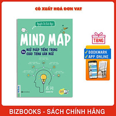 Sách - Mindmap Ngữ pháp Tiếng Trung theo giáo trình Hán ngữ (MC)