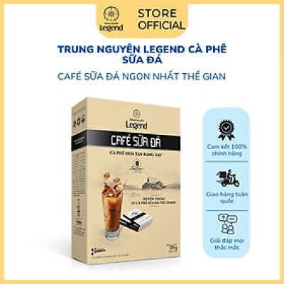 Combo 2 Hộp Cà Phê Trung Nguyên Legend Sữa Đá – Hộp 9 Gói – Cà Phê Hòa Tan Pha Đá Chuẩn Vị Việt