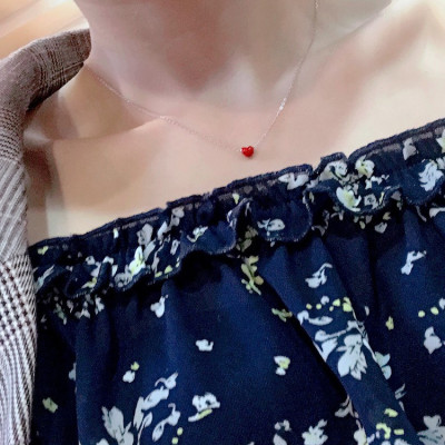 Dây chuyền trái tim đỏ nhỏ xinh sweet heart