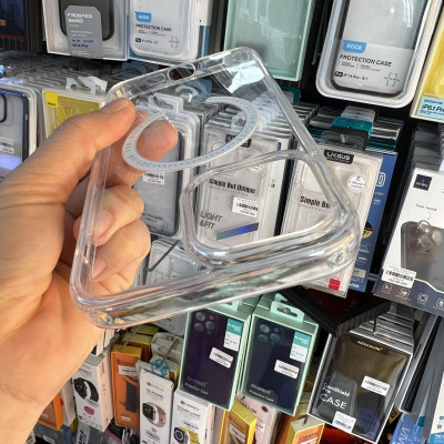 Ốp lưng dành cho  iPhone 14 Pro Max Rock hỗ trợ sạc không dây- Hàng chính hãng