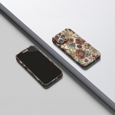 Ốp lưng chống sốc 2m hiệu HOTCASE 3D Wildflower cho iPhone 17 16 15 14 13 12 11 Pro Max 14 15 16 Plus - Hàng nhập khẩu