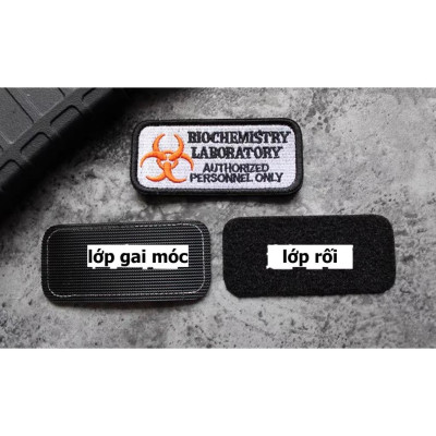 Patch_velcro biểu tượng BIO dán ba lô_túi xách