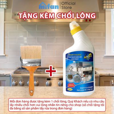 Làm Sạch Dầu Mỡ Lâu Ngày SMART CLEANER - Tẩy Sạch Dầu Mỡ Trong 5 Phút Không Cần Cọ Rửa - MIFAN Phân Phối Chính Hãng