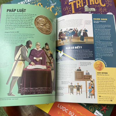 (Bộ 4 cuốn – minh hoạ màu) BRITANNICA THẾ HỆ MỚI: LƯỢC SỬ LOÀI NGƯỜI (Nhân loại, Thời cổ đại & trung cổ, Thời cận đại & hiện đại, Tương lai) - Tập đoàn Britannica – Nguyễn Xuân Hồng dịch – Omegaplus (Bìa mềm)