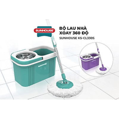 Bộ lau nhà xoay 360 độ Sunhouse KS-CL330S
