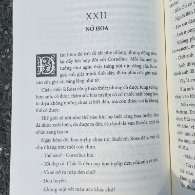 HOA TUYLIP ĐEN - Alexandre Dumas cha - Mai Thế Sang dịch - Đông A – Nxb Văn học (Bìa mềm)