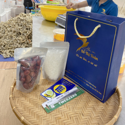 Yến thô nguyên tổ đặc biệt - Siêu ít lông hộp 100gr - Bổ sung năng lượng - Tăng cường miễn dịch - Yến sào cao cấp Đỗ Thị Toán