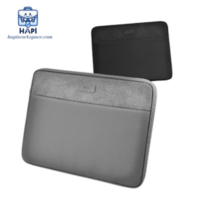 Túi đựng Laptop WiWU Minimalist Laptop Sleeve Wi-MLS 14/16 inch: Mỏng nhẹ, chống thấm, ngăn phụ kiện