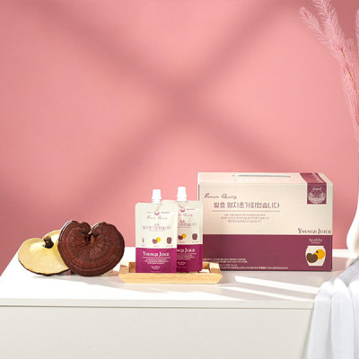 Nước tinh chất Nấm Linh Chi lên men thanh xuân Hàn Quốc - Hộp 30 gói