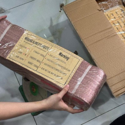 Dây cáp vải cẩu hàng dẹt | Màu theo tải trọng | Đa dạng kích thước