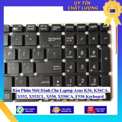 Bàn Phím Mới dùng cho Laptop Asus K56 K56CA X552 X552CL X550 X550CA F550 Keyboard - Hàng Nhập Khẩu New Seal